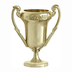 Uitdeelcadeautjes Trofee Goud 6,5cm 4st