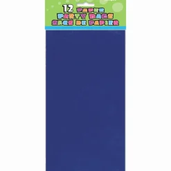 Uitdeelzakjes Blauw 25cm 12st