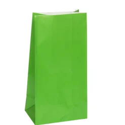 Uitdeelzakjes Groen 25cm 12st