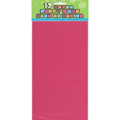 Uitdeelzakjes Roze 25cm 12st