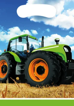 Uitdeelzakjes Traktor 23cm 8st