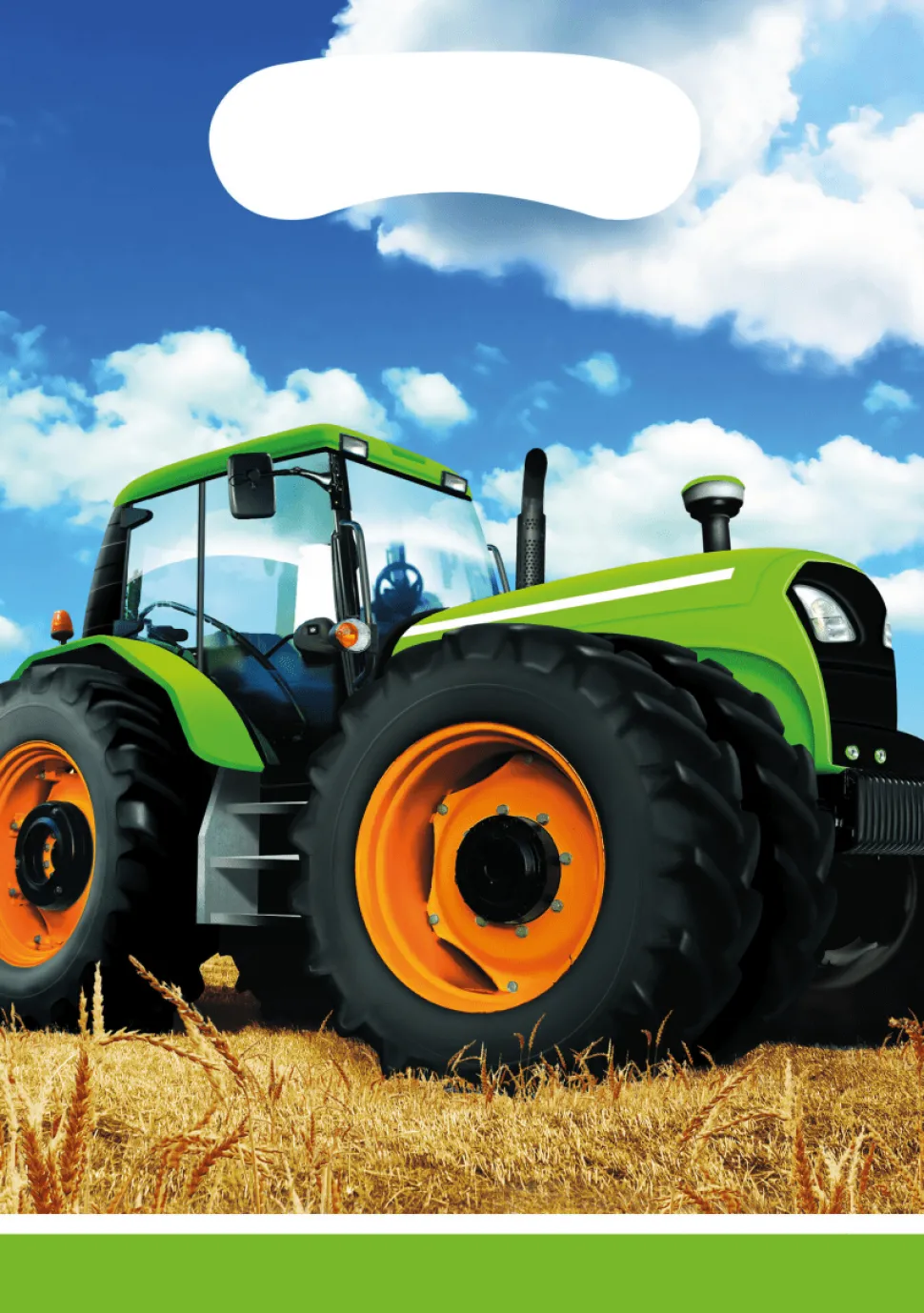 Uitdeelzakjes Traktor 23cm 8st