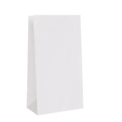 Uitdeelzakjes Wit 25cm 12st