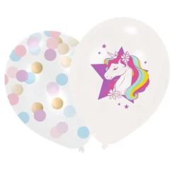Unicorn Ballonnen 28cm 6st