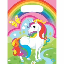 Unicorn Uitdeelzakjes Versiering 23cm 8st