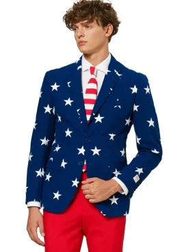 USA Stars Stripes Pak Heren OppoSuits