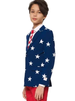 USA Stars Stripes Pak Jongen Tiener OppoSuits