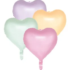 Valentijnsdag Helium Ballonnen Set Leeg 45cm 4st
