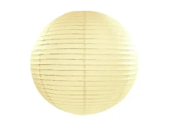 Vanille Creme Lampion Rond 20cm