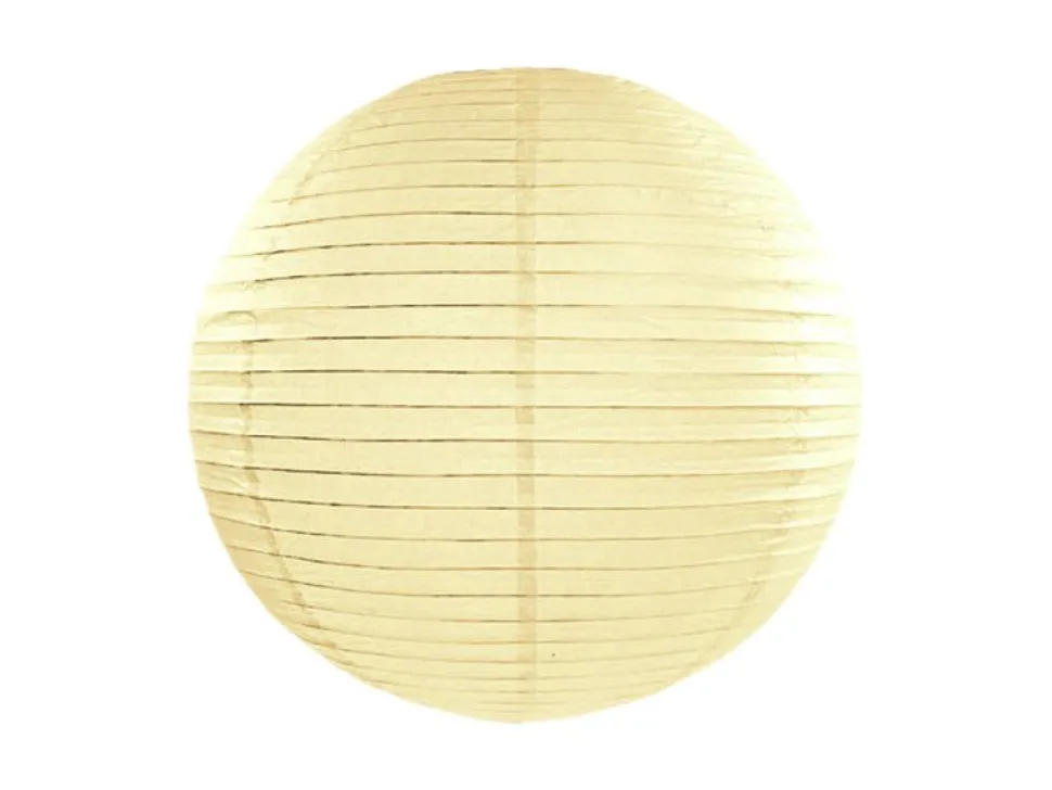 Vanille Creme Lampion Rond 20cm
