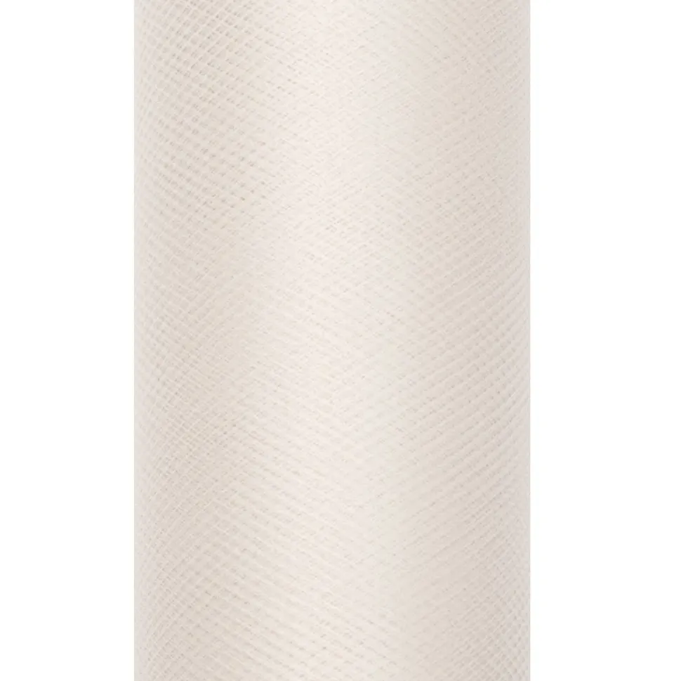 Vanille Creme Tule Rol 30cm 9m