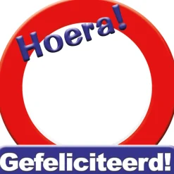 Verjaardag Deurbord Personaliseerbaar 50cm