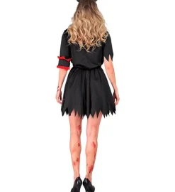 Verpleegster Jurk Zwart Dames