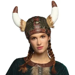 Viking Helm Bruin Wit