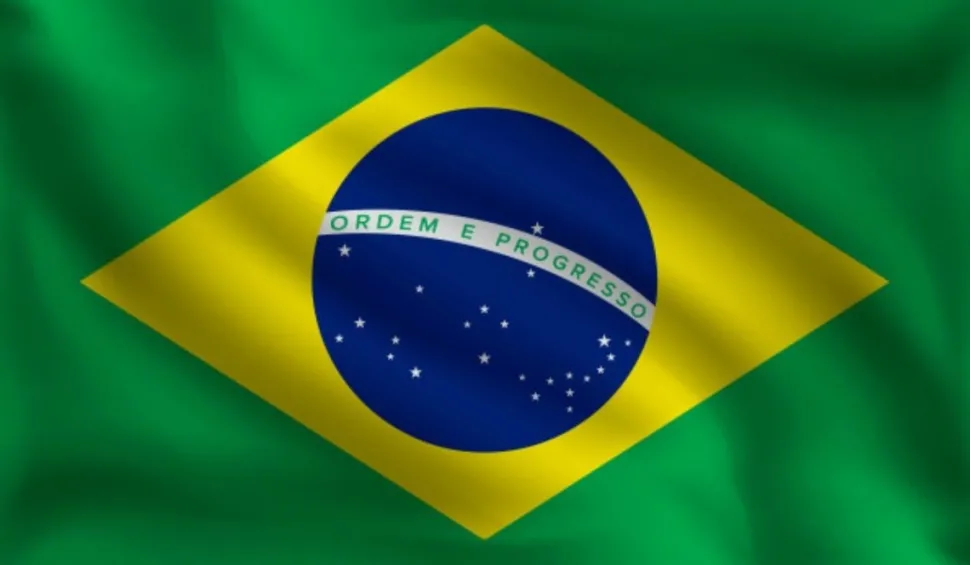 Vlag Brazilie 150cm