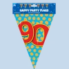 Vlaggenlijn 90 Jaar Gekleurd 10m