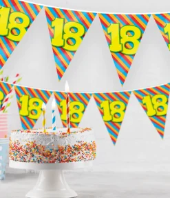 Vlaggenlijn 17 Jaar Gekleurd 10m