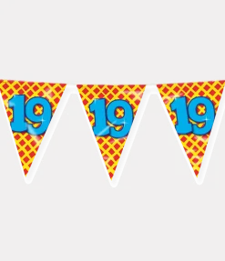 Vlaggenlijn 19 Jaar Gekleurd 10m