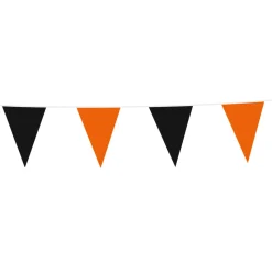 Vlaggenlijn Oranje/ Zwart 30cm