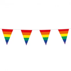 Vlaggenlijn Regenboog 10m