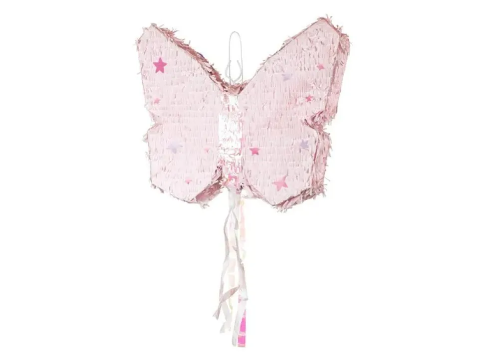 Vlinder Pinata Roze 58cm