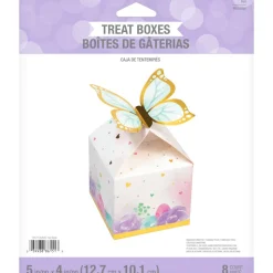 Vlinder Uitdeelbox 13cm 8st