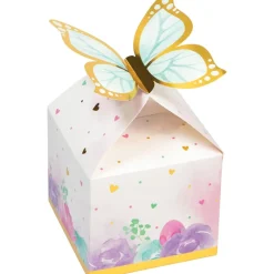 Vlinder Uitdeelbox 13cm 8st