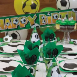 Voetbal Ballonnen Gekleurd 30cm 8st