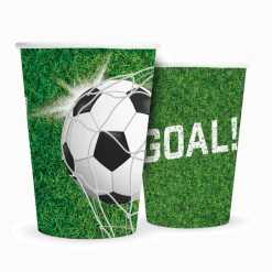 Voetbal Bekers Goal! 210ml 8st