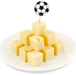 Voetbal Cocktailprikkers 15cm 20st