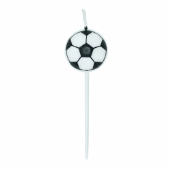 Voetbal Kaarsen 4cm 5st