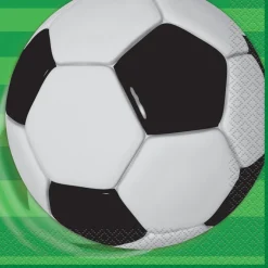 Voetbal Servetten 33cm 16st