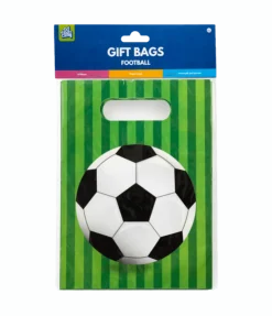 Voetbal Uitdeelzakjes Groen 6st