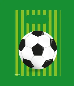 Voetbal Uitdeelzakjes Groen 6st