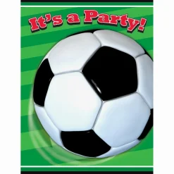 Voetbal Uitnodigingen It's A Party 8st