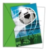 Voetbal Uitnodigingen 6st
