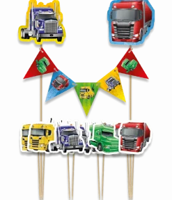 Vrachtwagens Taarttopper 30cm