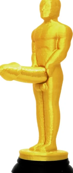 Vrijgezellenfeest Standbeeld Goud 20cm