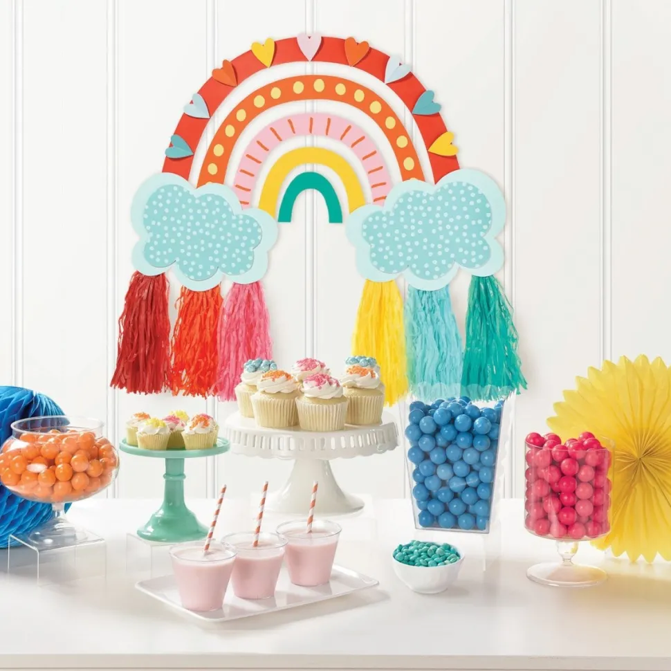 Wanddecoratie Regenboog 68,5cm