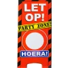 Warning Sign Hoera Personaliseerbaar 62,5cm
