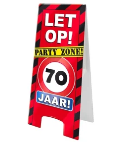 Warning Sign 70 Jaar 62,5cm