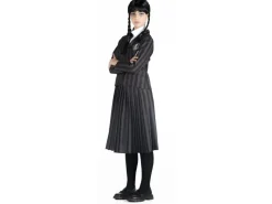 Wednesday Addams Schooluniform Met Pruik Dames