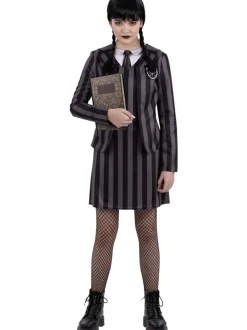 Wednesday Kostuum Zwart Meisje Gothic