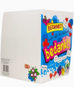 Wenskaart Bedankt 16,5cm