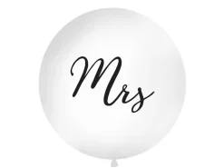 Witte Ballon Mrs 1m