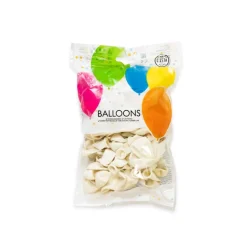 Witte Ballonnen 13cm 100st