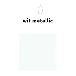 Witte Ballonnen Metallic 30cm 50st