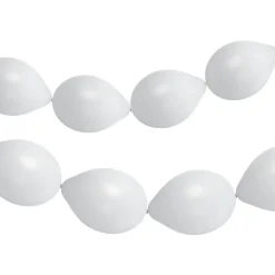 Witte Ballonnenslinger Coconut White 3m 8st