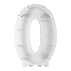 Witte Ballonnen Standaard 0 Jaar 81cm