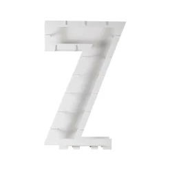 Witte Ballonnen Standaard 7 Jaar 81cm
